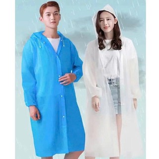 Áo mưa thời trang EVA dành cho Nam Nữ loại dày 140g,có 7 màu,tái sử dụng nhiều lần