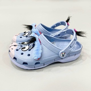 Dép sục dinas classic lừa xanh 'Eeyore' nam nữ, sục màu xanh hoạt hình collab unisex hình con lừa tặng kèm charm