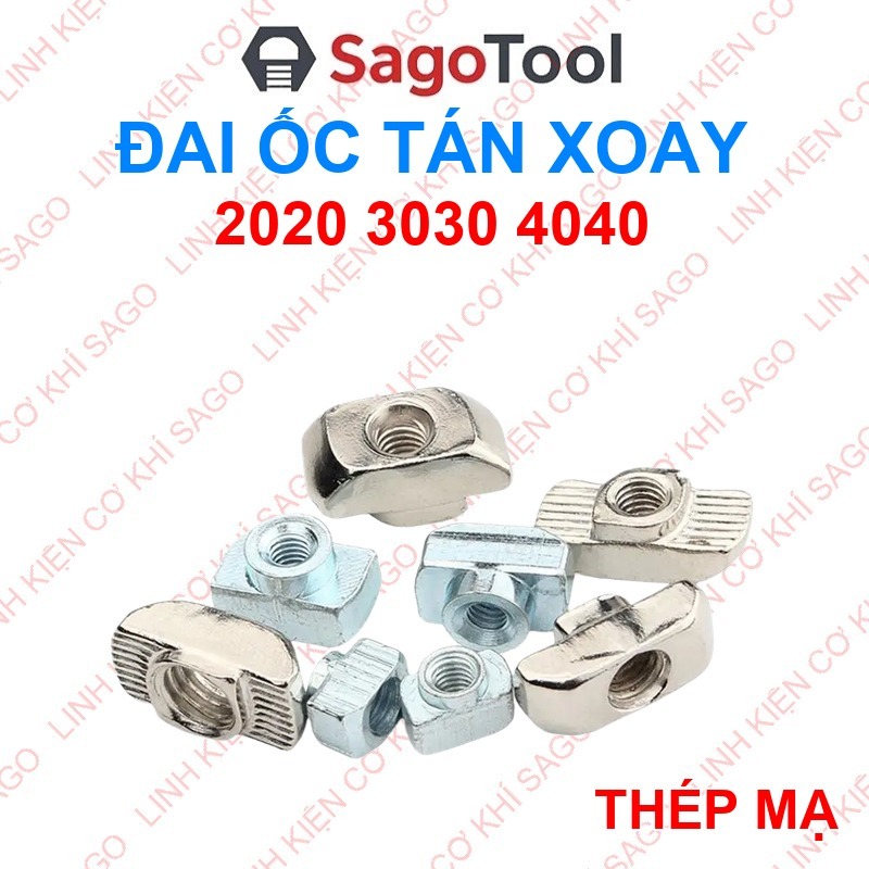 Set 10 con Tán Xoay Chữ T Cho Nhôm Định Hình - M3 M4 M5 M6 M8 - 2020 ...
