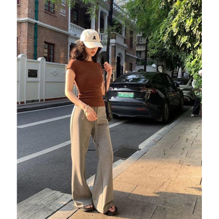 QUẦN SUÔNG COTON MOSEQUEEN RÚT EO QC