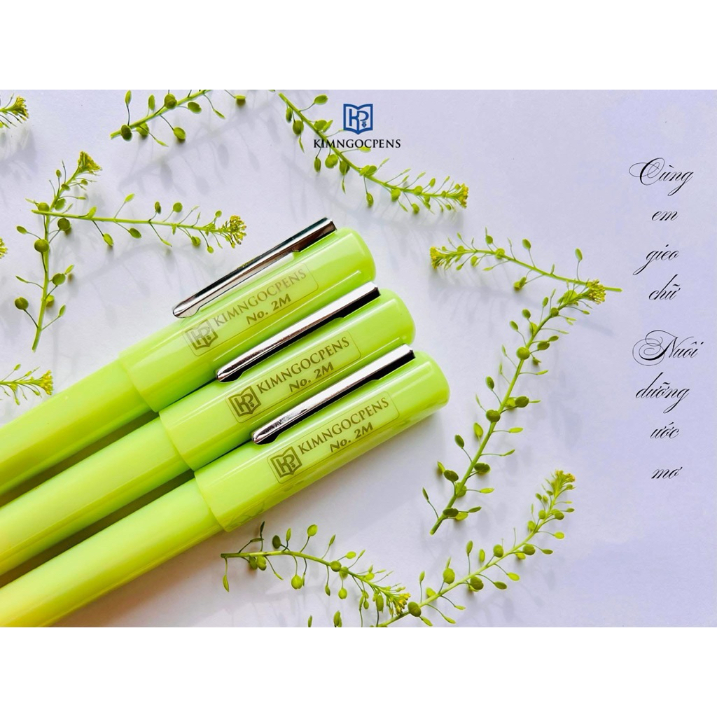 Bút Máy Kim Ngọc No.2M Ngòi Êm Trơn – Bút Cho Bé Viết Hàng Ngày, Luyện Chữ Đẹp | Góc Nhỏ Yêu Chữ