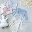 MINENE Body sơ sinh cài chéo dài tay cho bé chất liệu cotton organic