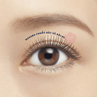 Mascara Màng Film Kissme Heroine Make Chuốt Cong Và Dài Mi Real Lash Bản Giới Hạn Hoàng Gia Màu Đen