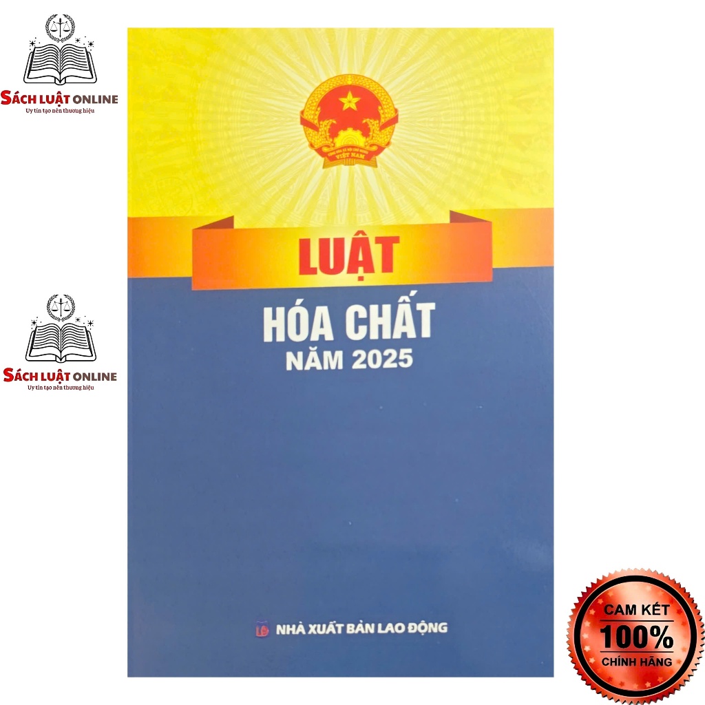 Sách - Luật hóa chất năm 2025 (NXB Lao động)