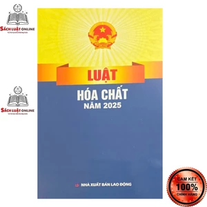 Sách - Luật hóa chất năm 2025 (NXB Lao động)