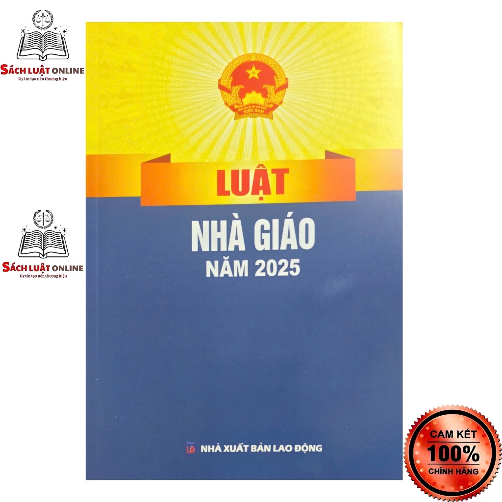 Sách - Luật nhà giáo năm 2025 (NXB Lao Động)