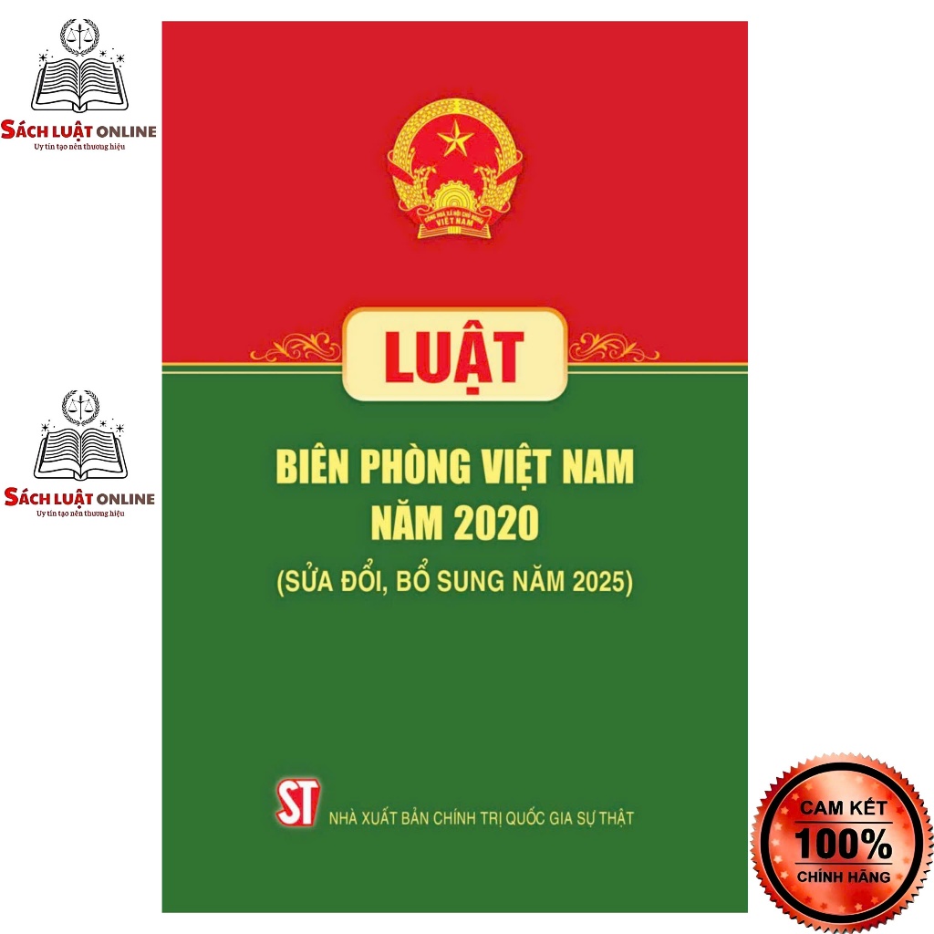 Sách - Luật biên phòng Việt Nam năm 2020 (sđ,bs năm 2025) NXB Chính trị quốc gia sự thật