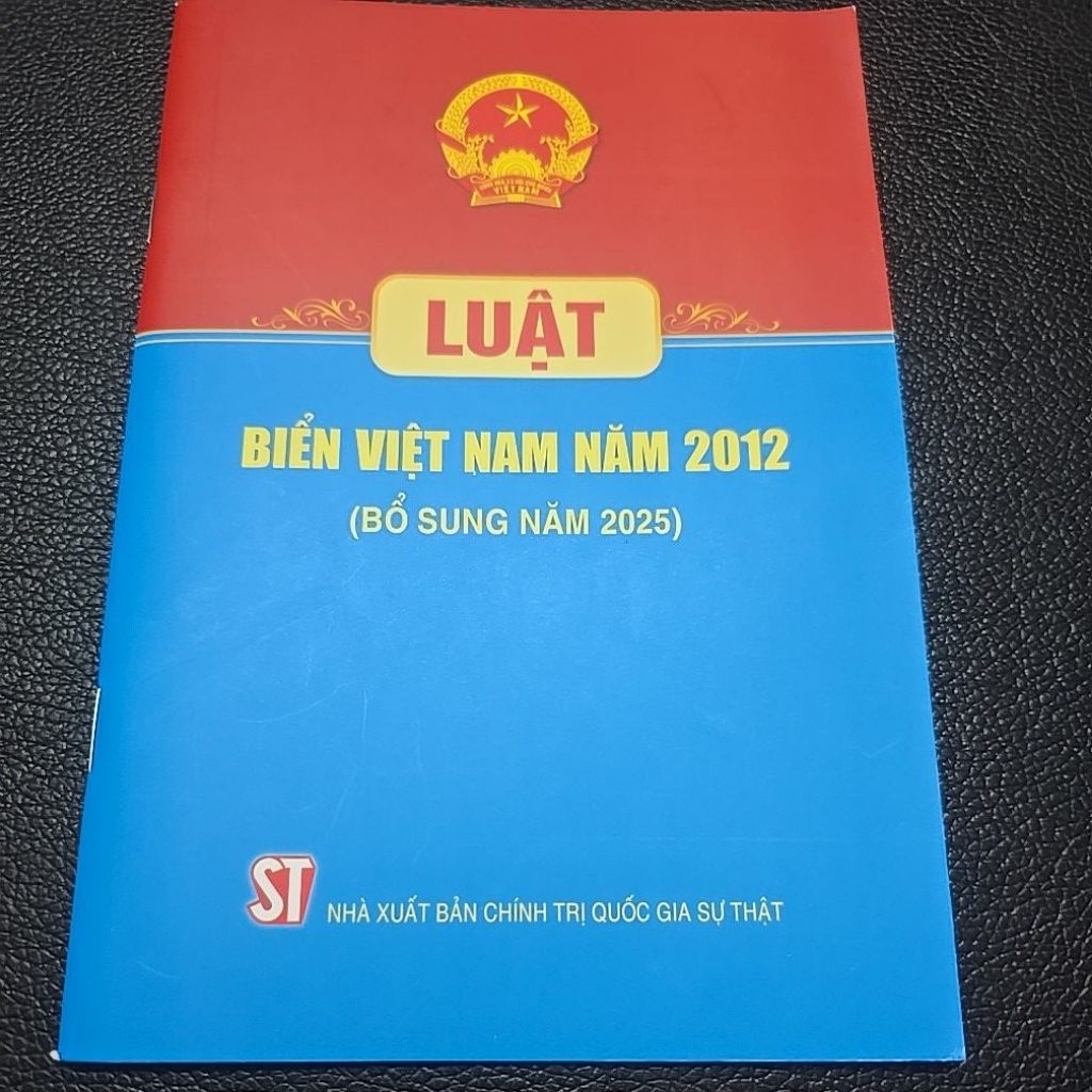 Sách - Luật biển Việt Nam năm 2012 (sđ,bs năm 2025) NXB Chính trị quốc gia sự thật