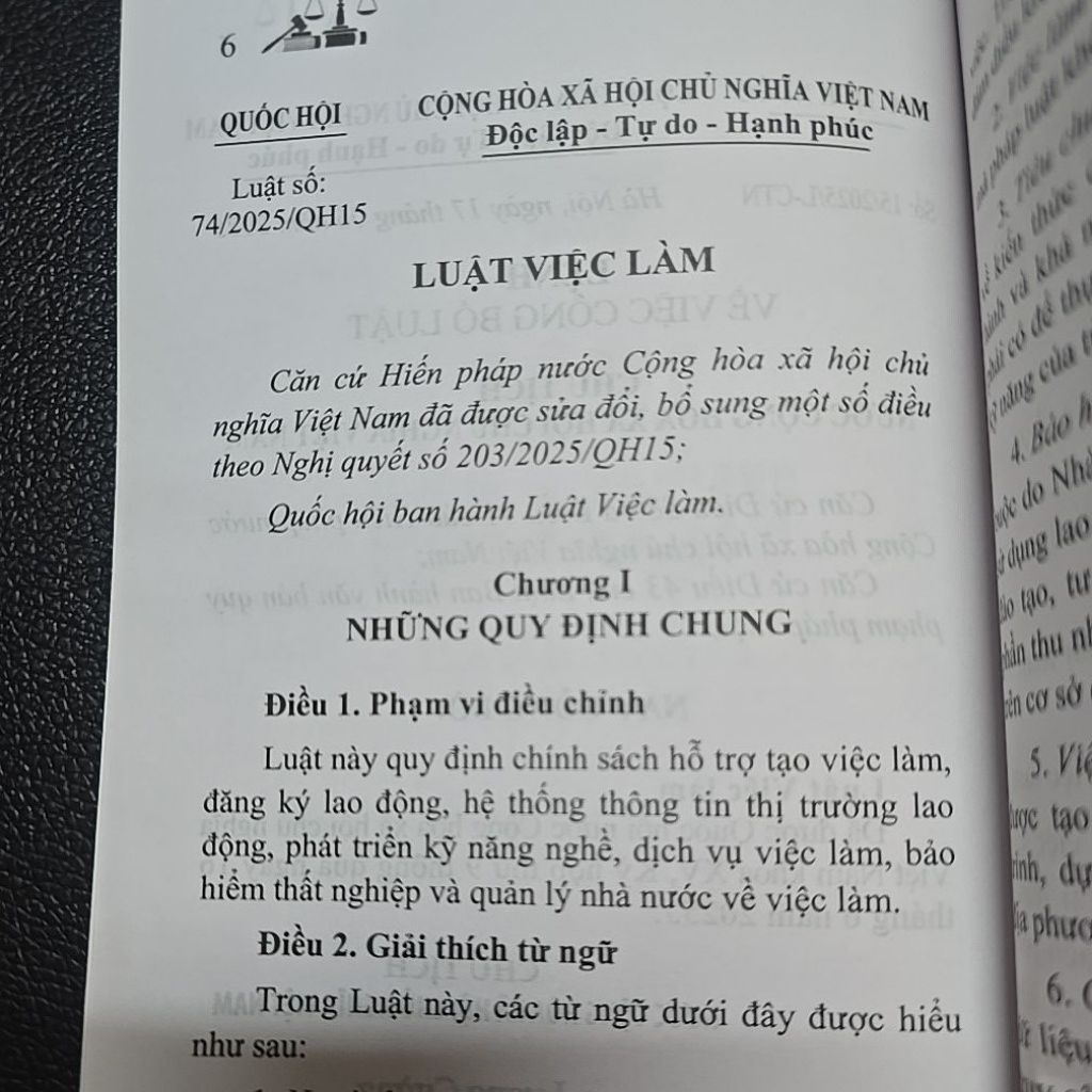 Sách - Luật việc làm năm 2025 (NXB Lao Động)