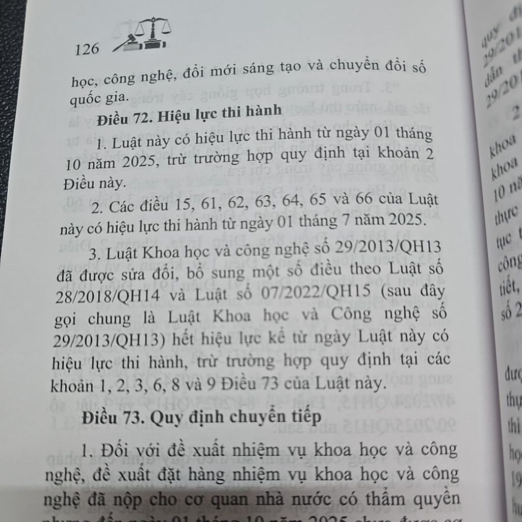 Sách - Luật khoa học công nghệ và đổi mới sáng tạo năm 2025 (NXB Lao Động)