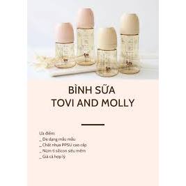 bình sữa nội địa Hàn Quốc TOVI AND MOLLY 180ml/280ml/NB 80ml