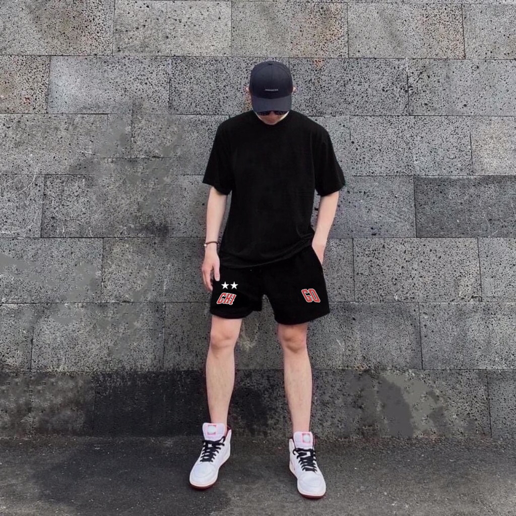 Quần Short Đùi Basketball Nỉ In Hình Hoạ Tiết Form Rộng Chất Liệu Dày Dặn Thoáng Mát