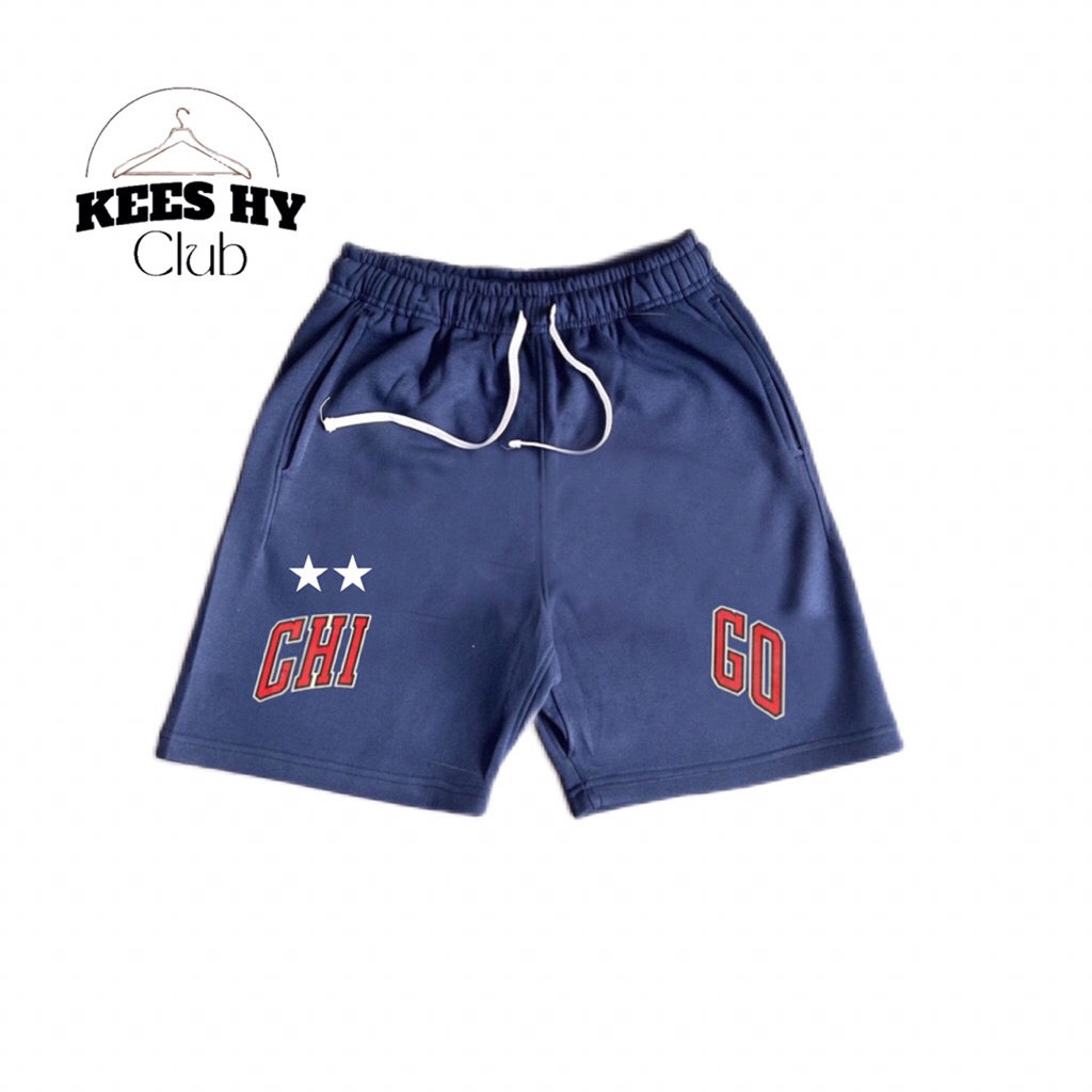 Quần Short Đùi Basketball Nỉ In Hình Hoạ Tiết Form Rộng Chất Liệu Dày Dặn Thoáng Mát