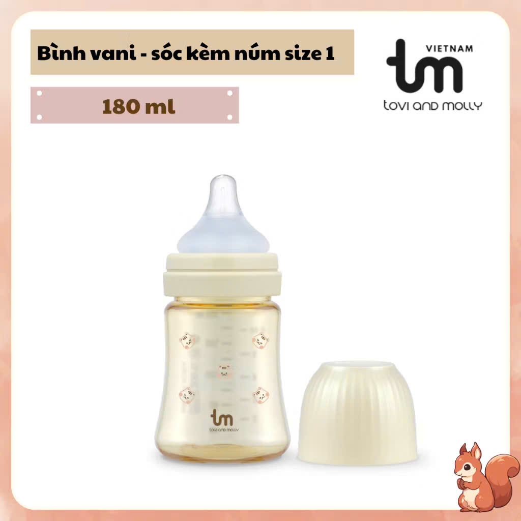 bình sữa nội địa Hàn Quốc TOVI AND MOLLY 180ml/280ml/NB 80ml