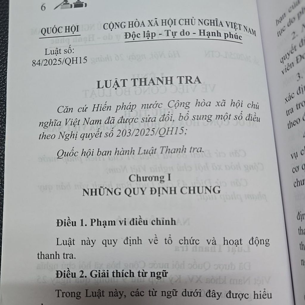 Sách - Luật thanh tra năm 2025 (NXB Lao động)