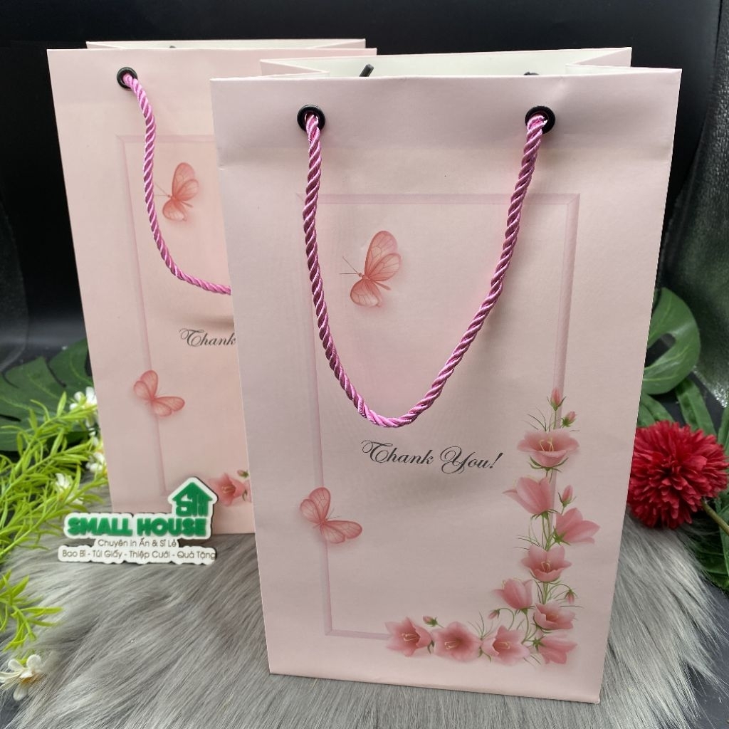 [COMBO5 TÚI] Túi giấy đựng chai lọ dầu gội, sữa tắm, quà tặng  cực sang
