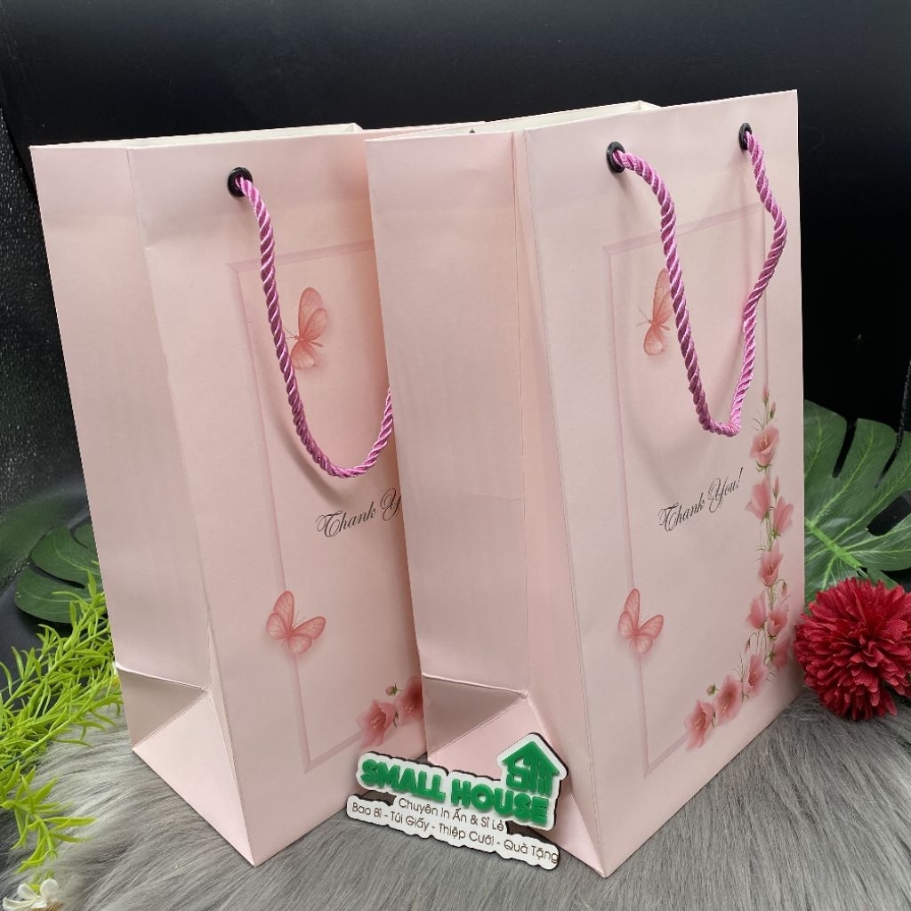 [COMBO5 TÚI] Túi giấy đựng chai lọ dầu gội, sữa tắm, quà tặng  cực sang