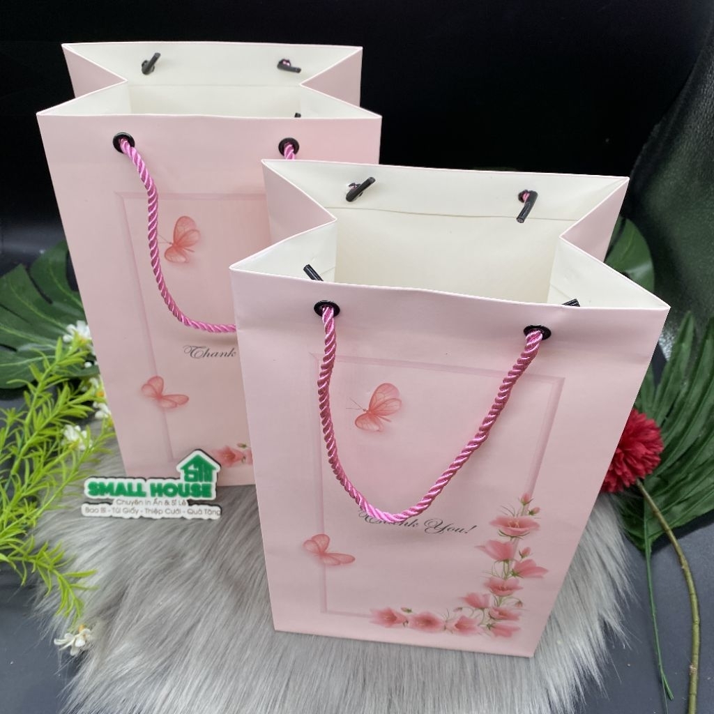 [COMBO5 TÚI] Túi giấy đựng chai lọ dầu gội, sữa tắm, quà tặng  cực sang