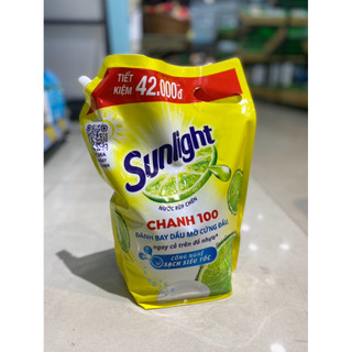 Nước rửa chén Sunlight dạng túi 3,3kg - 3.1L
