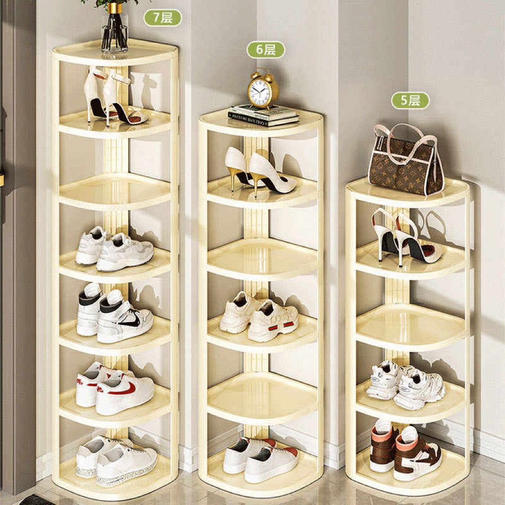 kệ để giày, Giá để giày 5 tầng kiểu mới đa năng thông minh chất liệu nhựa cao cấp 3646