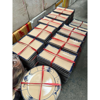 Dĩa Gốm Phết Xanh/Cua/Sọc/Cá/Chuồn/Bọ/Gà Nam Bộ- Hàng Cao Cấp Nhiều Kích Thước - Gốm Xưa Lái Thiêu Cho Người Hoài Niệm