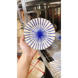 Dĩa Gốm Phết Xanh/Cua/Sọc/Cá/Chuồn/Bọ/Gà Nam Bộ- Hàng Cao Cấp Nhiều Kích Thước - Gốm Xưa Lái Thiêu Cho Người Hoài Niệm