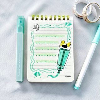 KLONG - Sổ kẻ ngang lò xo kép ngang InviDot Line Goutionery B7 120tr 100/76; MS: 933 ♥