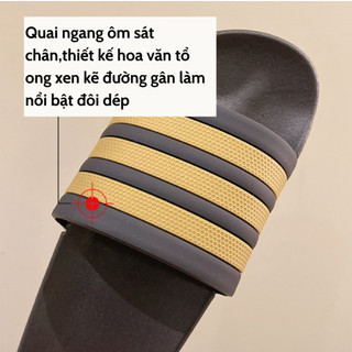 [SALE XẢ KHO 50%] Dép nam nữ quai ngang thời trang,trẻ trung, cá tính, đế cao 2.5cm chất liệu PVC cao cấp