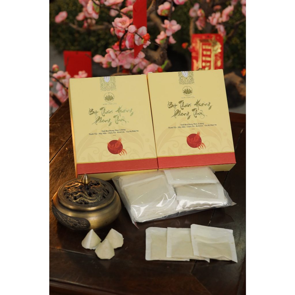 Bột Thần Hương Kim Tâm Cát – Hương liệu tâm linh thanh tịnh, an gia chiêu tài