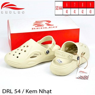 (Chính hãng) (Đặt tăng 1 size) Dép sục nam REDLEO DRL54, giày sục có lỗ thoáng khí, đi mưa rửa nước thoải mái nhẹ êm
