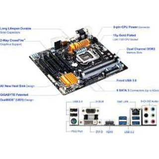 Mainboard (Bo mạch chính) GIGABYTE GA Z97M-D3H I like new Box Bảo hành 36 tháng bởi nhà cung cấp