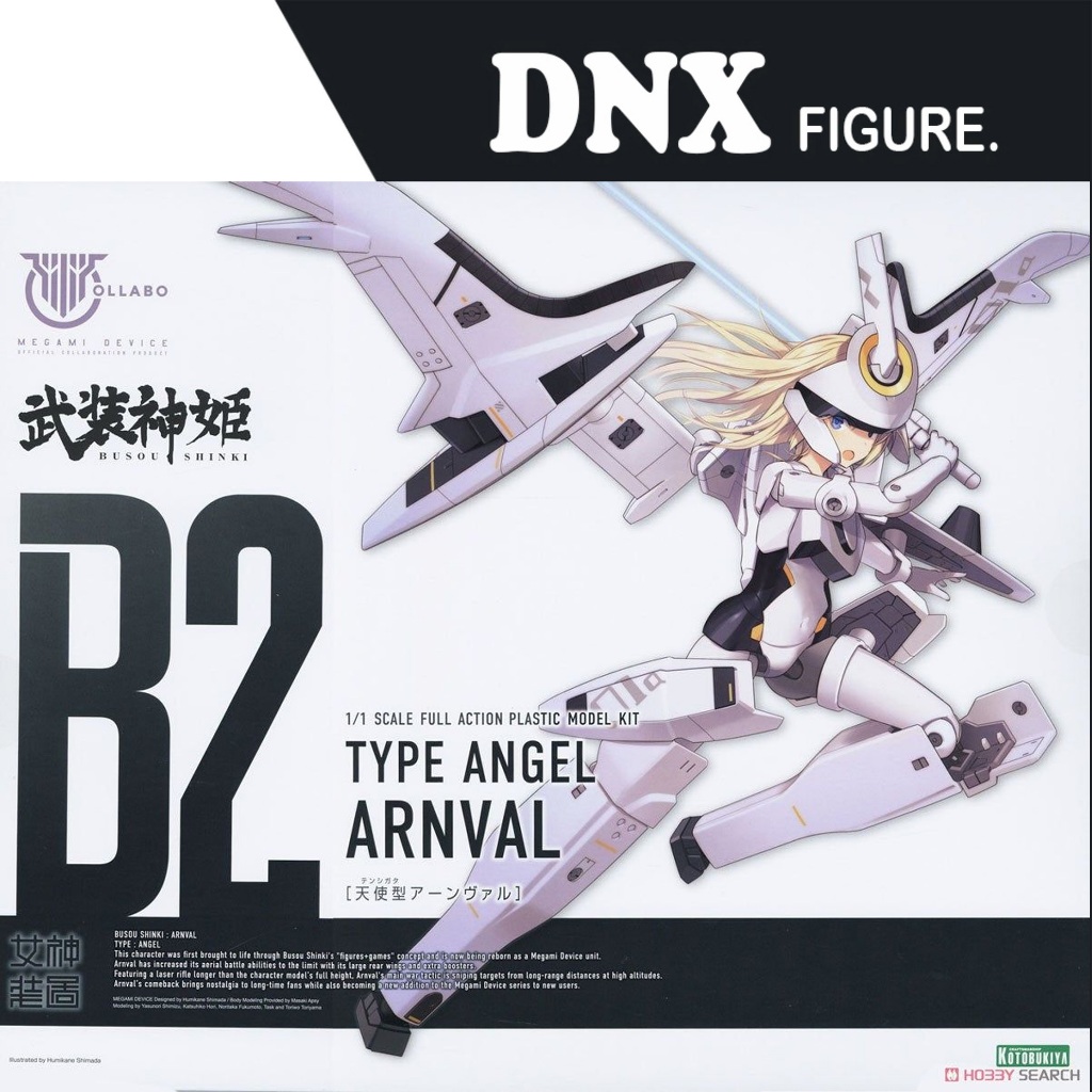 Mô Hình Lắp Ráp Kotobukiya Megami Device Busou Shinki B2 Type Angel Arnval (New Seal)