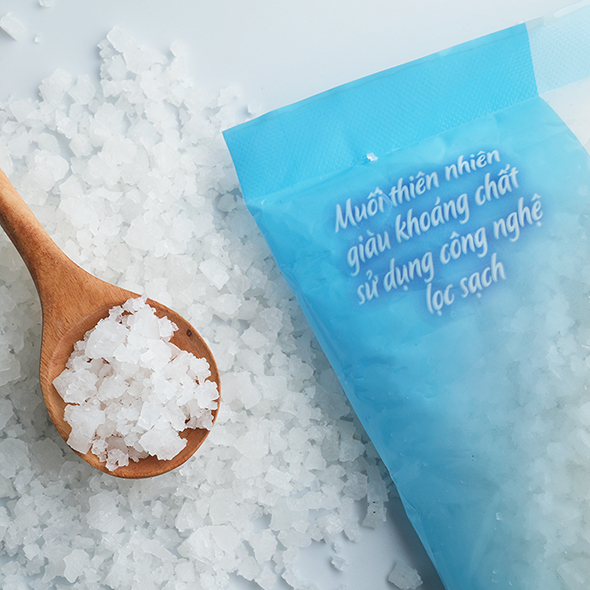 Muối Hạt Thiên Nhiên thương hiệu Ông Chà Và 1kg - Hàng Chính Hãng