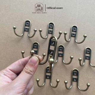Combo 5-10 móc treo đồ kim loại gắn tường Oabu 6.3cm phong cách cổ điển vintage 14a