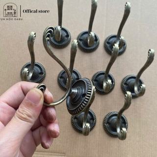 Combo 5-10 móc treo đồ kim loại gắn tường Oabu 6.1cm phong cách cổ điển vintage 15a