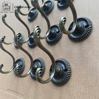Combo 5-10 móc treo đồ kim loại gắn tường Oabu 6.1cm phong cách cổ điển vintage 15a