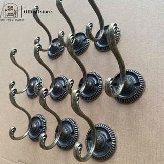 Combo 5-10 móc treo đồ kim loại gắn tường Oabu 6.1cm phong cách cổ điển vintage 15a