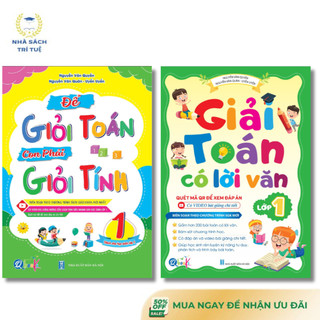 Sách - Combo Để Giỏi Toán Bé Phải Giỏi Tính Và Giải Toán Có Lời Văn Lớp 1