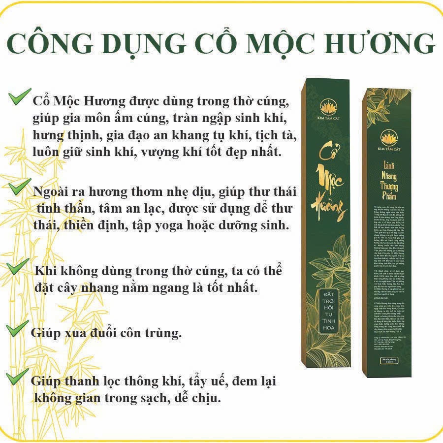 Nhang Cổ Mộc Hương – Hương liệu thuần khiết, an toàn cho sức khỏe, bảo tồn giá trị tâm linh Việt