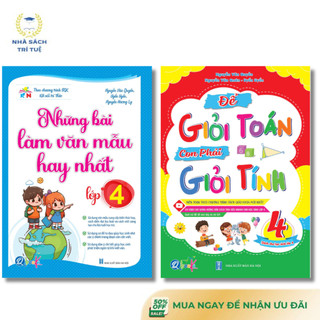 Sách - Combo Những Bài Làm Văn Mẫu Hay Nhất Và Để Giỏi Toán Bé Phải Giỏi Tính Lớp 4