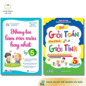 Sách - Combo Những Bài Làm Văn Mẫu Hay Nhất Và Để Giỏi Toán Bé Phải Giỏi Tính Lớp 5