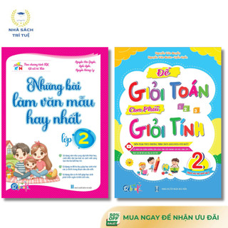 Sách - Combo Những Bài Làm Văn Mẫu Hay Nhất Và Để Giỏi Toán Bé Phải Giỏi Tính Lớp 2