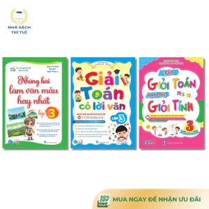 Sách - Combo Những Bài Văn Mẫu Hay Nhất, Để Giỏi Toán Bé Phải Giỏi Tính Và Giải Toán Lời Văn Lớp 3