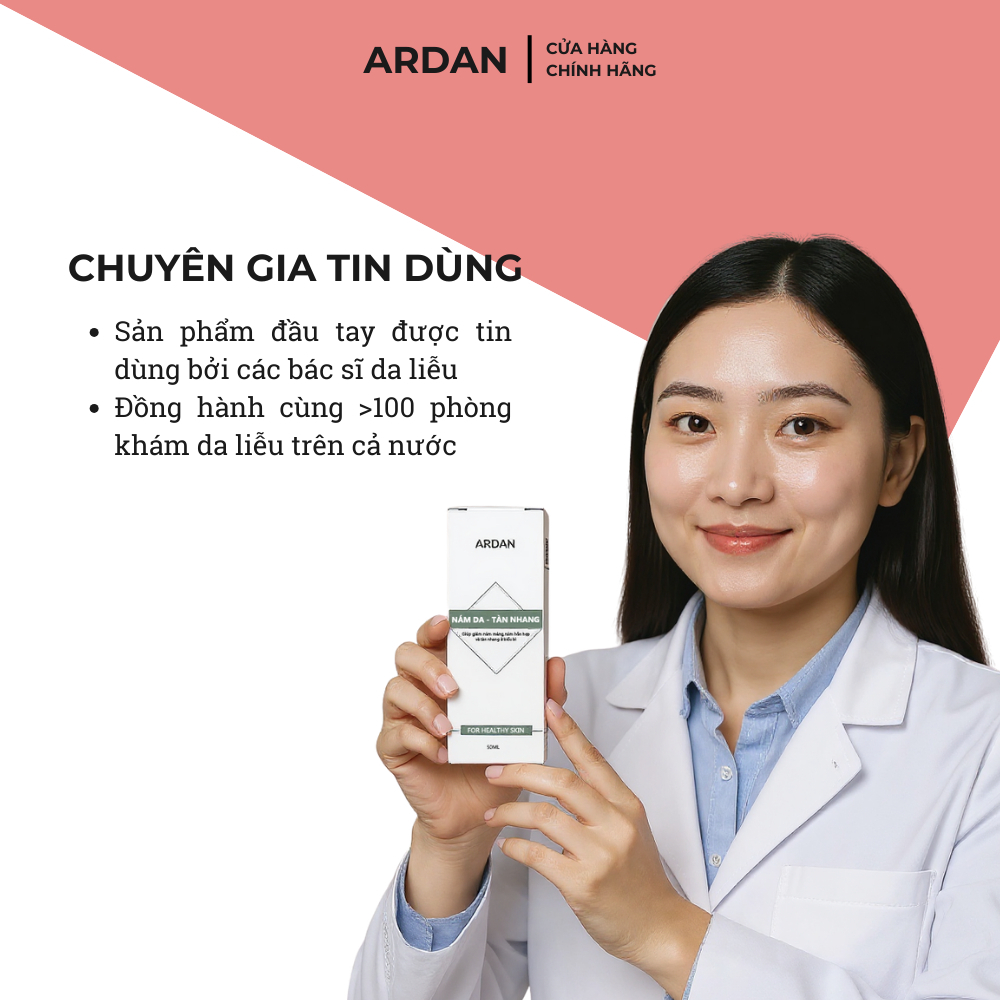 Serum Nám Da Tàn Nhang ARDAN 20ml - Hiệu Quả Mờ Nám Tàn Nhang Nhanh Chóng