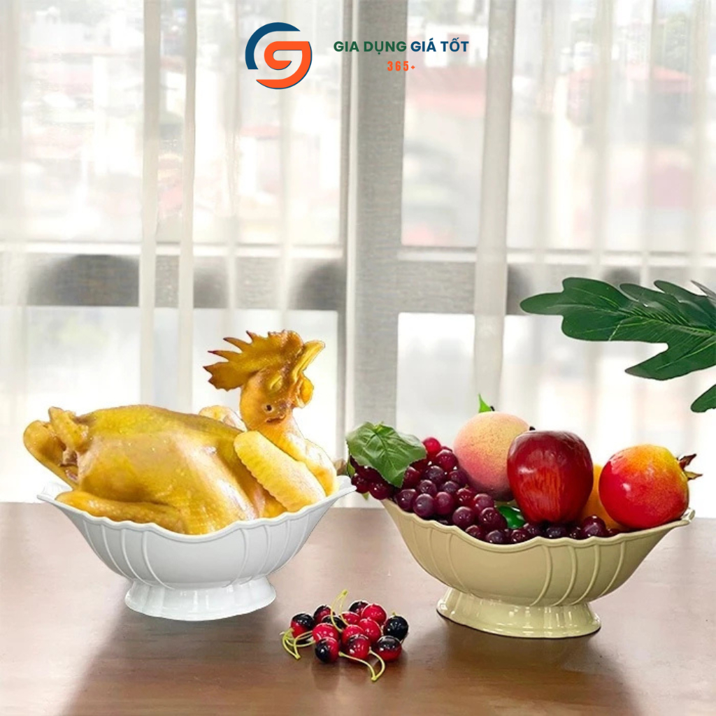 Bát đựng gà thắp hương, bát nhựa bày hoa quả mâm ngũ quả, bát đựng gà cúng trang trí mâm cỗ gia đình