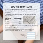 Bộ ga gối 3 món Lụa Tencel Sen Đá Home Bedding cao cấp họa tiết kẻ sọc, set 2 vỏ gối, 1 ga giường bo chun 1m6 1m8 2m2 — ảnh 2