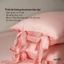 Vỏ gối Nơ Lụa Tencel Sen Đá Home Bedding 50x70 cm cao cấp trơn màu, áo gối bao gối nằm 100% Lyocell