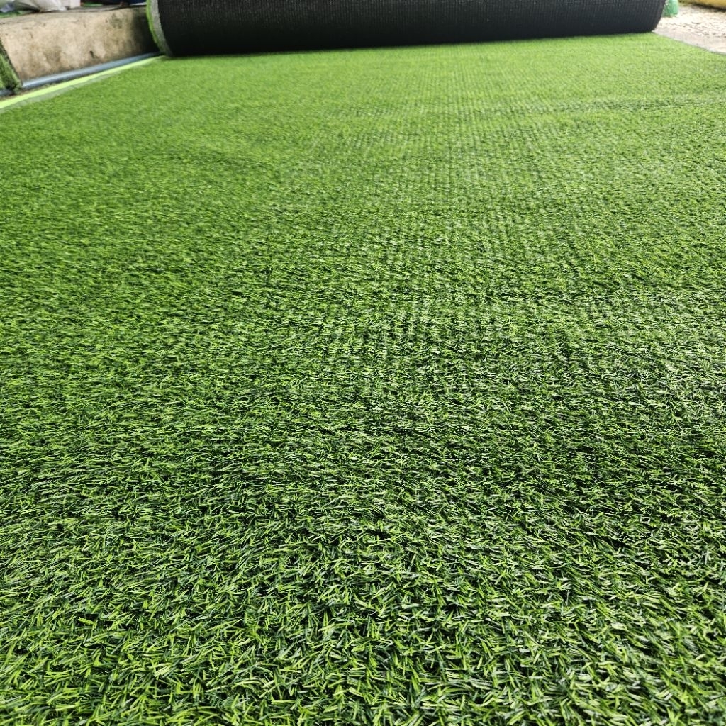Combo 10m2 (2 x 5m) thảm cỏ nhân tạo sợi 2cm đế pu không bụi đen, trang trí sân vườn, trải sàn