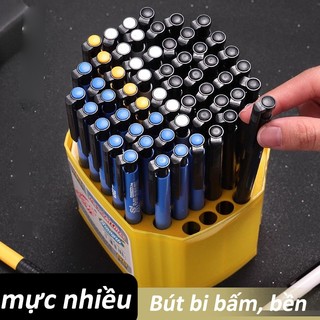 Bút Bi Bấm Ngòi 0.7mm - Bút Mực Gel Nhanh Khô, Viết Êm, Nét Đẹp, Phù Hợp Học Sinh, Văn Phòng