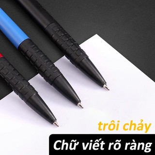 Bút Bi Bấm Ngòi 0.7mm - Bút Mực Gel Nhanh Khô, Viết Êm, Nét Đẹp, Phù Hợp Học Sinh, Văn Phòng